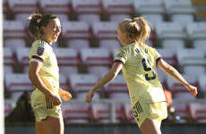Goal and assist for in-form Katie McCabe as Arsenal beat Man United