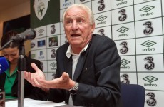 Trapattoni labels Shane Long's claims he was fit to play Serbia as "idiotic"