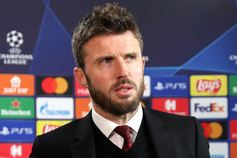 Manchester United interim manager Michael Carrick after the UEFA Champions League, Group F match.