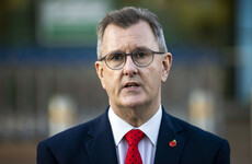 DUP leader urges continued focus on push to remove ‘Irish Sea border’