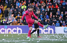 Livingston keeper pelted with snowballs as Rangers chalk up a routine victory