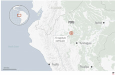 7.5-magnitude earthquake hits Peru