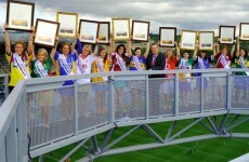 Certificates of Irish Heritage given to Roses
