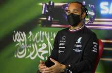 Lewis Hamilton highlights ‘pretty terrifying’ LGBTQ+ laws in Saudi Arabia