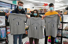 Thousands queue to get Banksy t-shirts designed in aid of four defendants