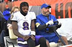 Ravens lose Lamar Jackson in Cleveland defeat, Chiefs rout Raiders