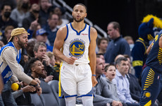 Curry 'on doorstep' of record as Warriors rally late to edge Pacers