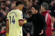 Arteta lays down the law after Aubameyang stripped of captaincy