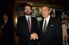 British officials were 'apoplectic' after Gerry Adams was granted a US visa in 1994