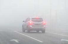 Status Yellow fog warning issued for six counties tonight