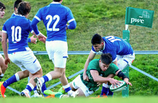 Ireland U20s edged out by Italy in uncapped Six Nations warm-up