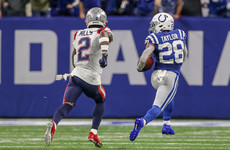 Patriots' win streak halted as 67-yard touchdown run caps victory for Colts