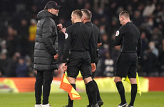 'We thought the VAR might not be in his office,' says Klopp after first-half controversies