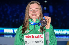 Mona McSharry wins bronze and breaks Irish record in World 100m breaststroke final