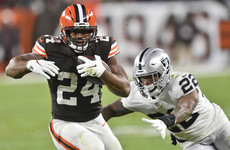 Las Vegas Raiders claim last-gasp win over Covid-hit Cleveland Browns