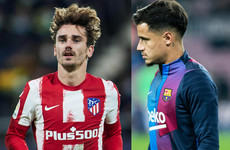Simeone and Griezmann test positive at Atleti, Barca's Covid outbreak rises to 10 players