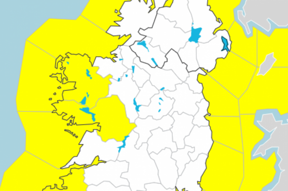 Status Yellow warning for Mayo, Galway and Kerry ahead of windy New Year's - Vimarsana News