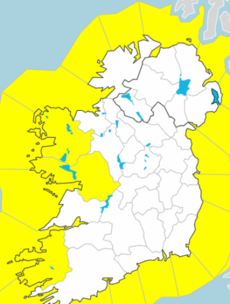 Status Yellow warning for Mayo, Galway and Kerry ahead of windy New Year's