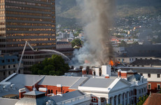 One arrest made after huge fire completely destroys South African parliament building
