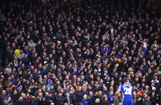 Praise after 27-year blanket ban on standing comes to an end during Chelsea-Liverpool game