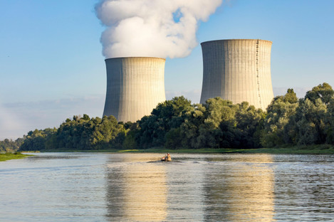 A nuclear power station in France's Loire Valley, September 2021