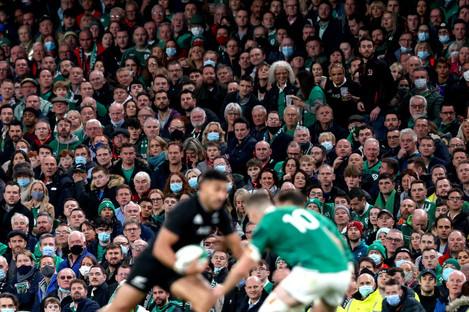 Supporters at the Aviva Stadium during the November Tests.