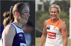 The two Irish stars hoping to put nightmare injury runs behind them with AFLW debuts