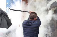 Albanian opposition supporters clash over party leadership