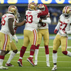 49ers reach playoffs after shock overtime victory over Rams, as Raiders edge Chargers