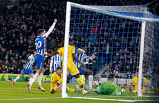 Late Joachim Andersen own goal earns Brighton a point against Crystal Palace
