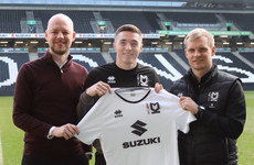 Ireland U21 midfielder Coventry loaned out to MK Dons for the rest of the season