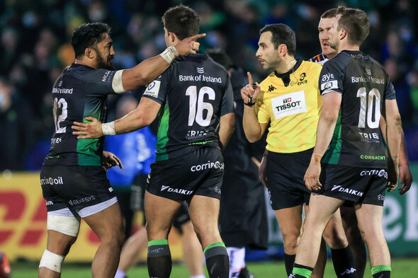 Bundee Aki gets citing warning for 'act of dissent' towards referee Raynal - Vimarsana News
