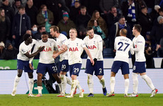 Incredible drama as 95th and 97th minute goals see Spurs maintain unbeaten run