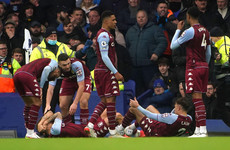 Crowd incident mars Aston Villa win over Everton