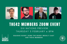 Join Squidge and The42 Rugby Weekly crew for our members' Six Nations preview