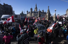 Thousands join protests against Canada’s Covid vaccine mandates