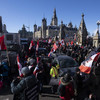 Thousands join protests against Canada’s Covid vaccine mandates