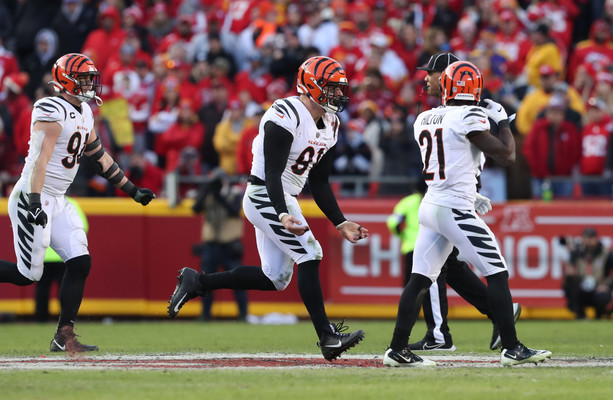 The Bengals are going to the Super Bowl!  The Cincinnati Bengals come back  from an 18-point deficit to defeat The Kansas City Chiefs 27-24 in OT and  advance to Super Bowl