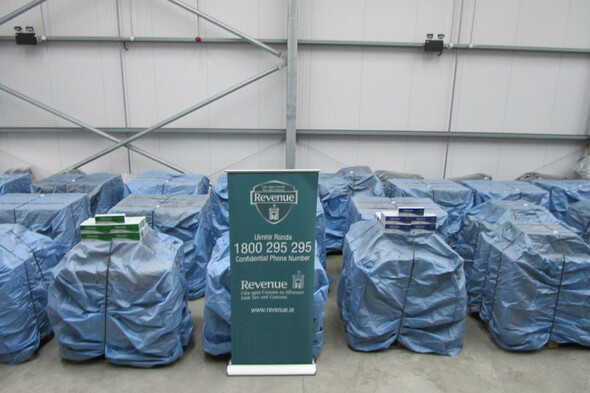 Revenue seizes 4.3 million cigarettes with an estimated retail value of €3.2 million - Vimarsana News