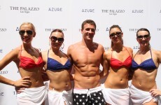 Ryan Lochte and Prince Harry had a swim-off at a Vegas pool party
