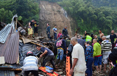 At least 14 people dead and 35 injured as mudslide sweeps through Colombian town