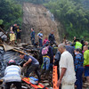 At least 14 people dead and 35 injured as mudslide sweeps through Colombian town