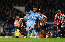 Mahrez and De Bruyne on target as Man City move 12 points clear of Liverpool at summit