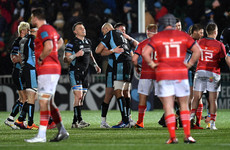 Munster fall narrowly short of draw after gutsy comeback in Glasgow
