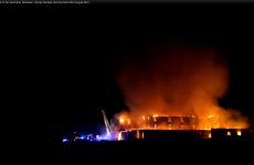 VIDEO: Footage emerges of massive blaze engulfing Donegal hotel