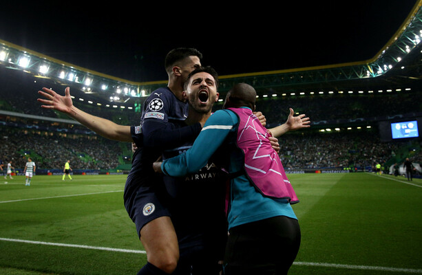 Man City On Brink Of Champions League Quarters After Sporting Rout