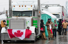 Truckers protesting in Canada end last US border blockade