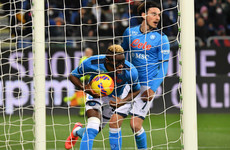 Napoli miss chance to take Serie A top spot with barely deserved draw at Cagliari