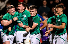 Ireland U20s keep Grand Slam bid on track with bonus-point win over Italy