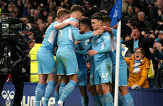 Man City survive Everton scare to go six points clear